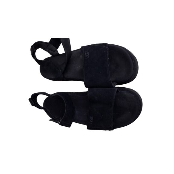 UGG Sandals Womens Size 11 Suede Platform Adjustable Strap Comfort Summer Shoes - Picture 3 of 7